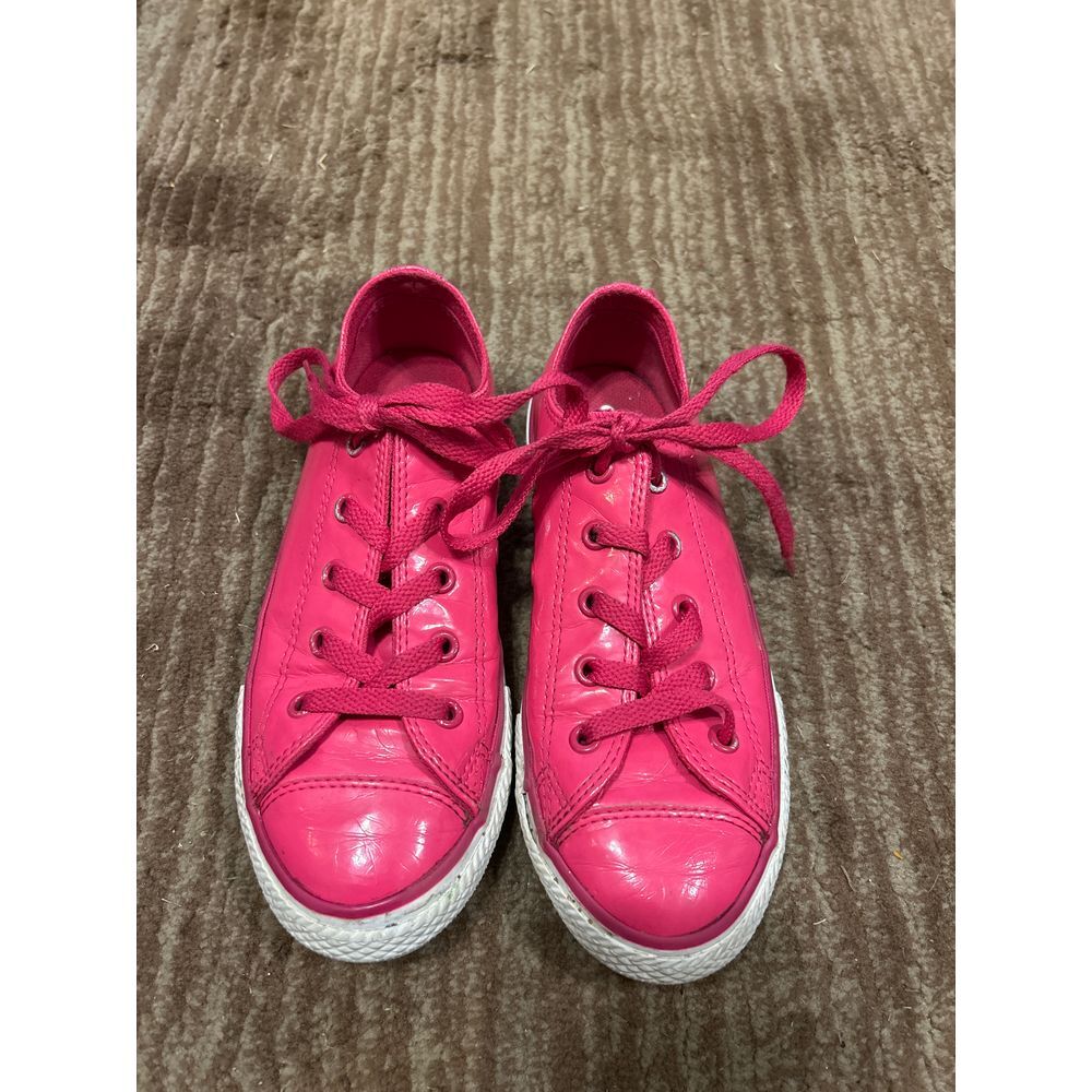 Converse All Star Girls Hot Pink Synthetic 662321C Sneaker‎ Size 1